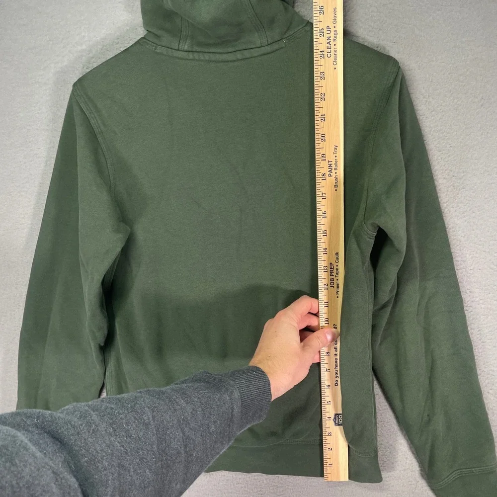 Nike Club Fleece Pullover Hoodie Olive Green Small Swoosh Sweatshirt Men‎ S